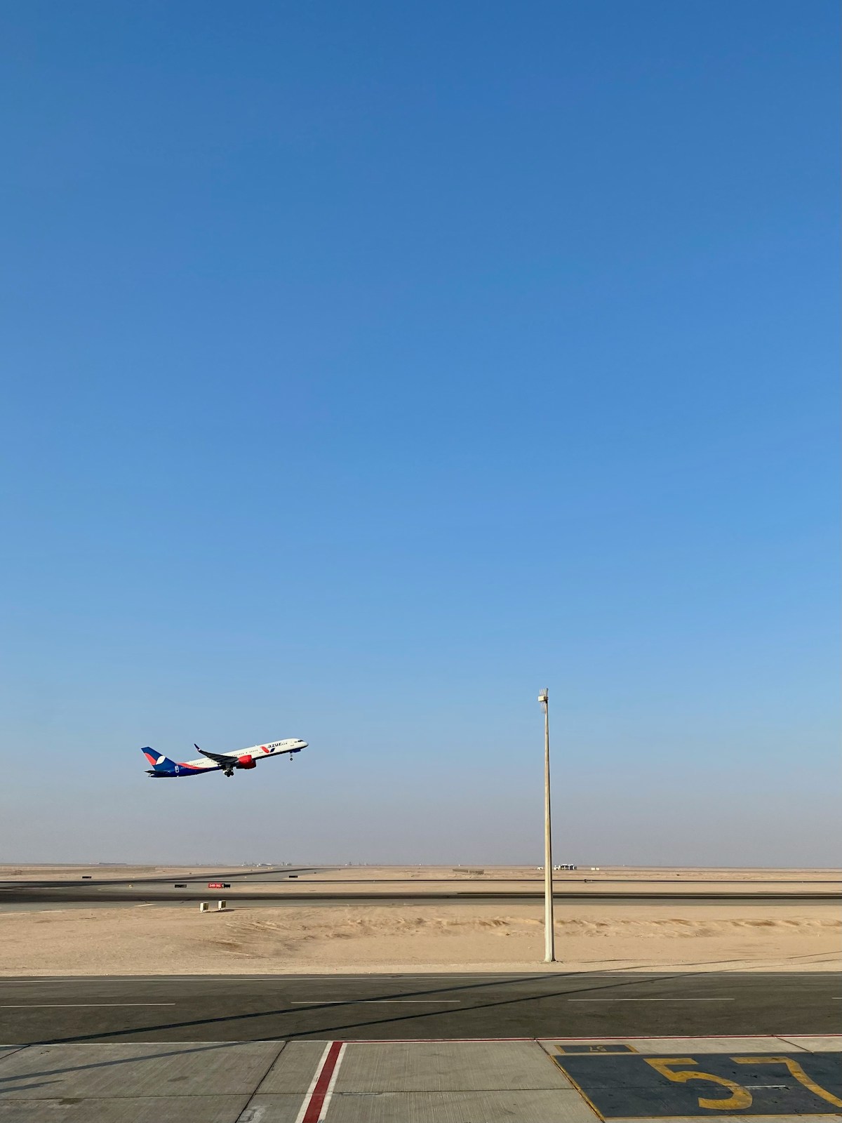 Air Cairo aircraft on the tarmac at Cairo International Airport