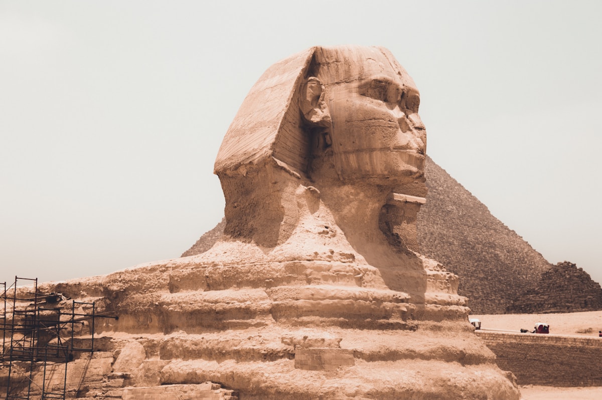 The Pyramids of Giza with new tourism development planned for the surrounding plateau